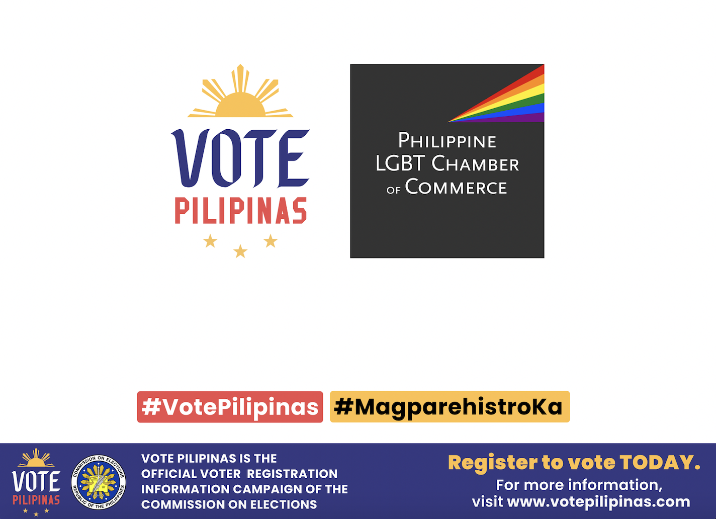 Preparing The LGBT Community For 2022 Elections Philippine LGBT   Visual PR 210920 Vote Pilipinas 